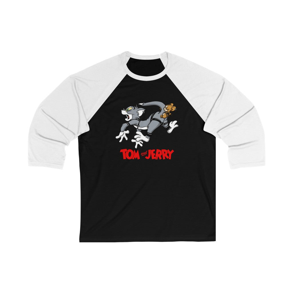 Tom and Jerry / Unisex 3/4 Sleeve Baseball Tee