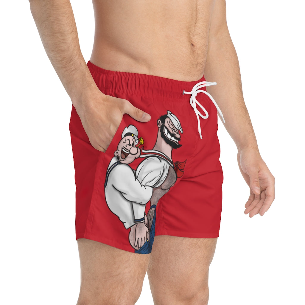 Popeye Loves Bluto / Swim Trunks