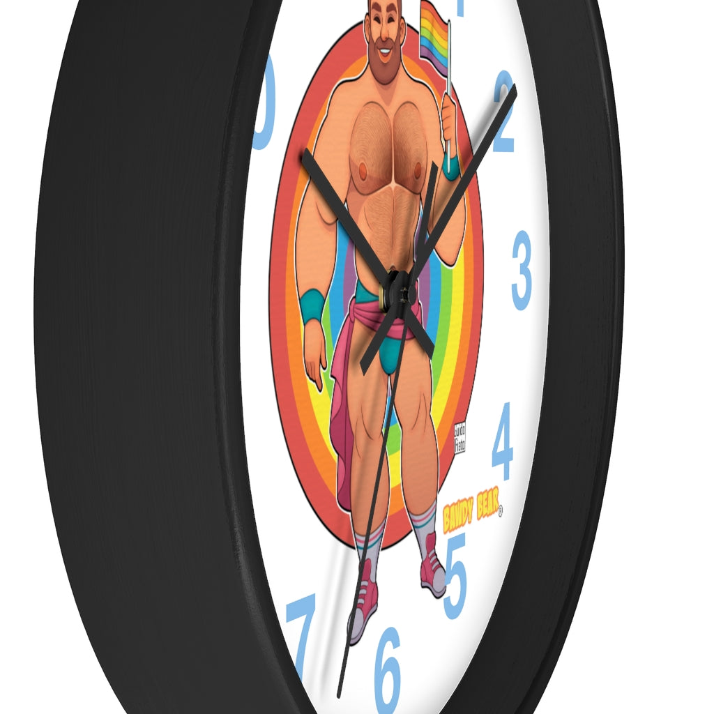 Bawdy Bear Pride / Wall clock