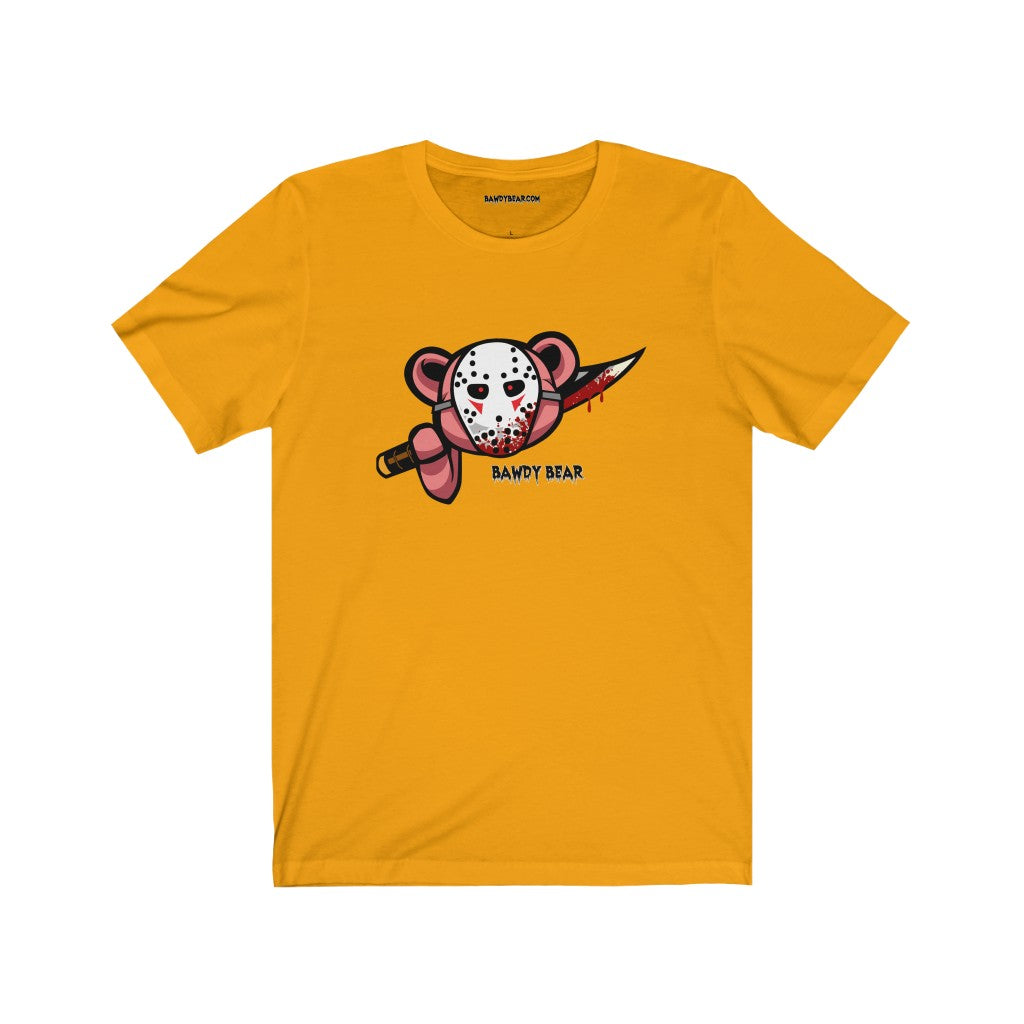 Spooky Bear Series "Jason Bear" / Unisex Jersey Short Sleeve Tee