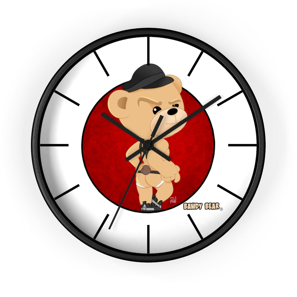 The Bawdy Bear "Naughty Bear" / Wall clock