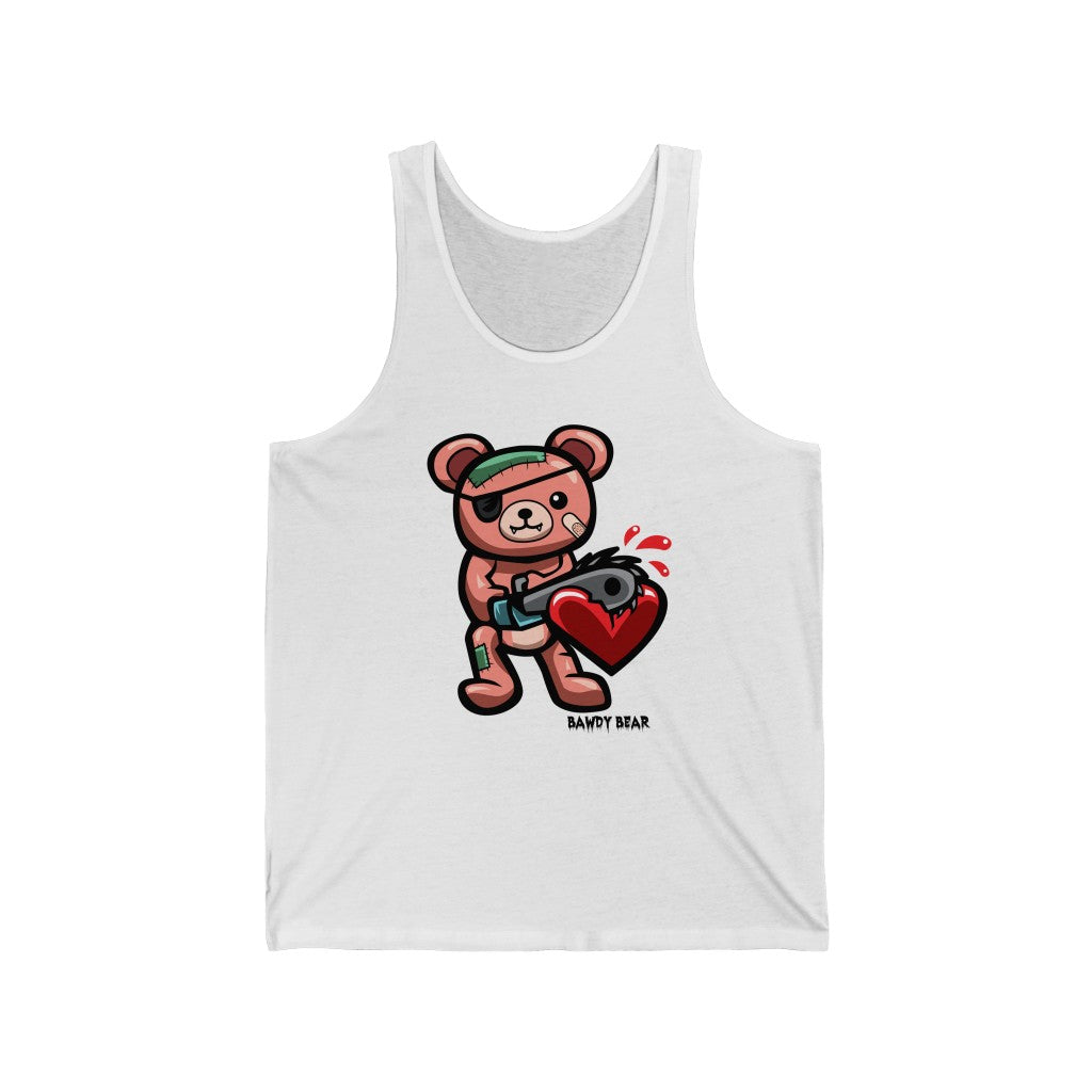 Spooky Bear Series "Chainsaw Bear" / Unisex Jersey Tank