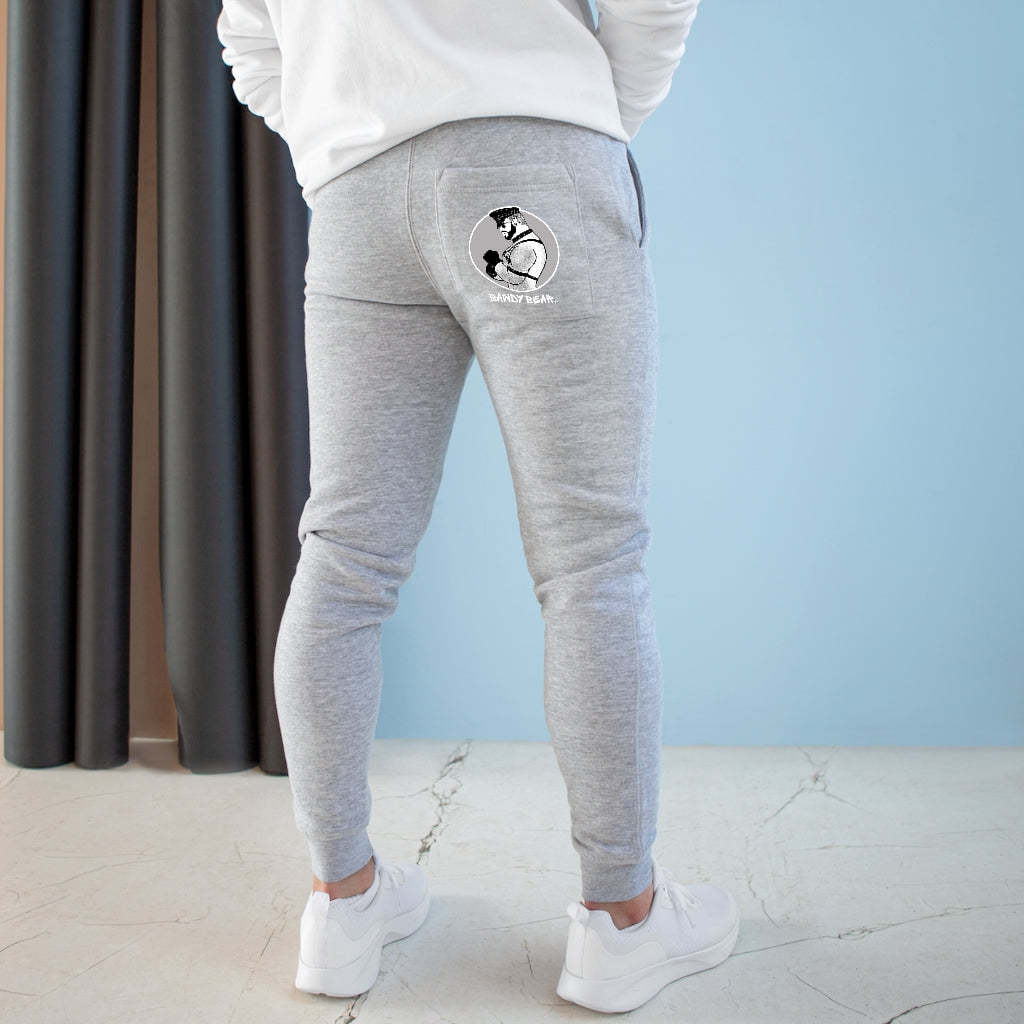Leather Man #3 / Premium Fleece Joggers