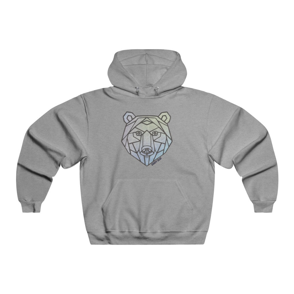 Geo Ice Bear / Men's NUBLEND® Hooded Sweatshirt