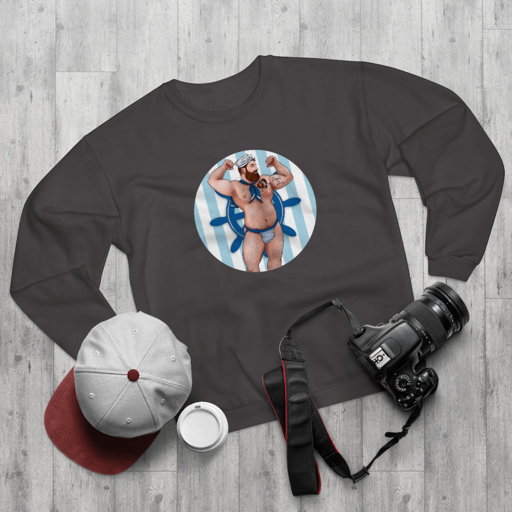 Sailor Bear / Unisex Crew Neck Sweatshirt