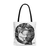 Popeye Loves Bluto / AOP Tote Bag