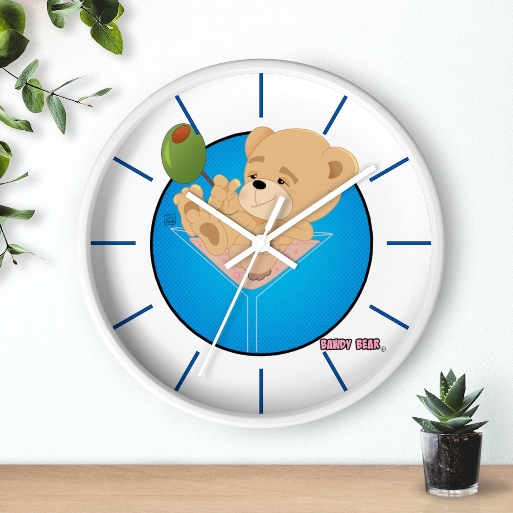 The Bawdy Bear "Dirty Martini" / Wall clock
