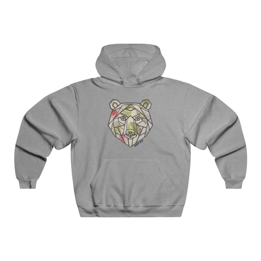Geo Tropical Bear / Men's NUBLEND® Hooded Sweatshirt