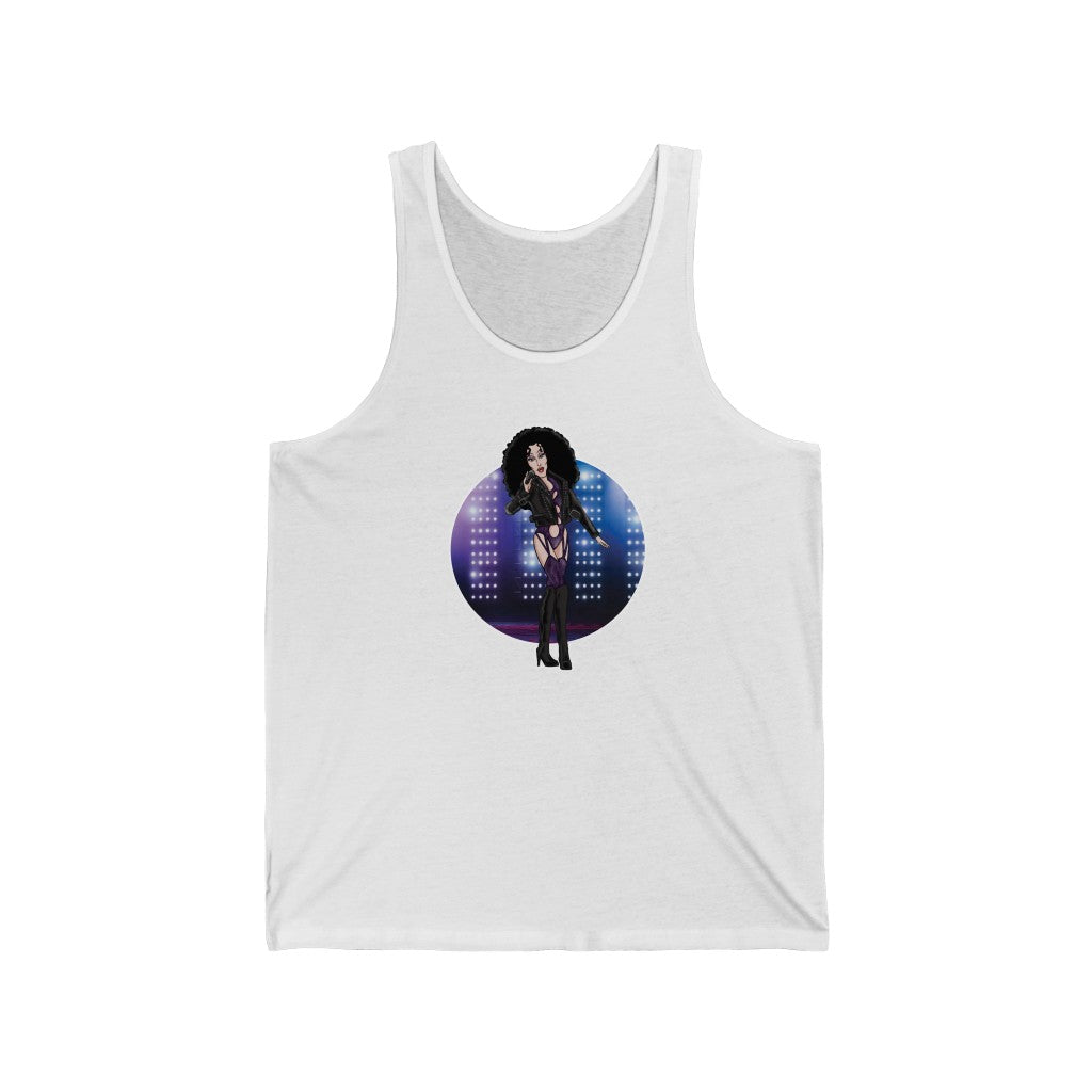 Cher "Turn Back Time" / Unisex Jersey Tank