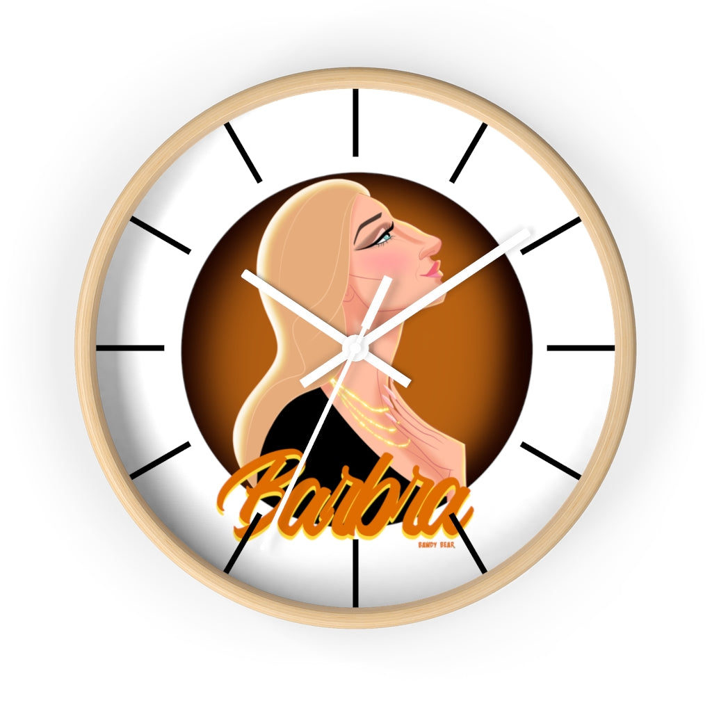 Pop Icon Series "Barbra" / Wall clock