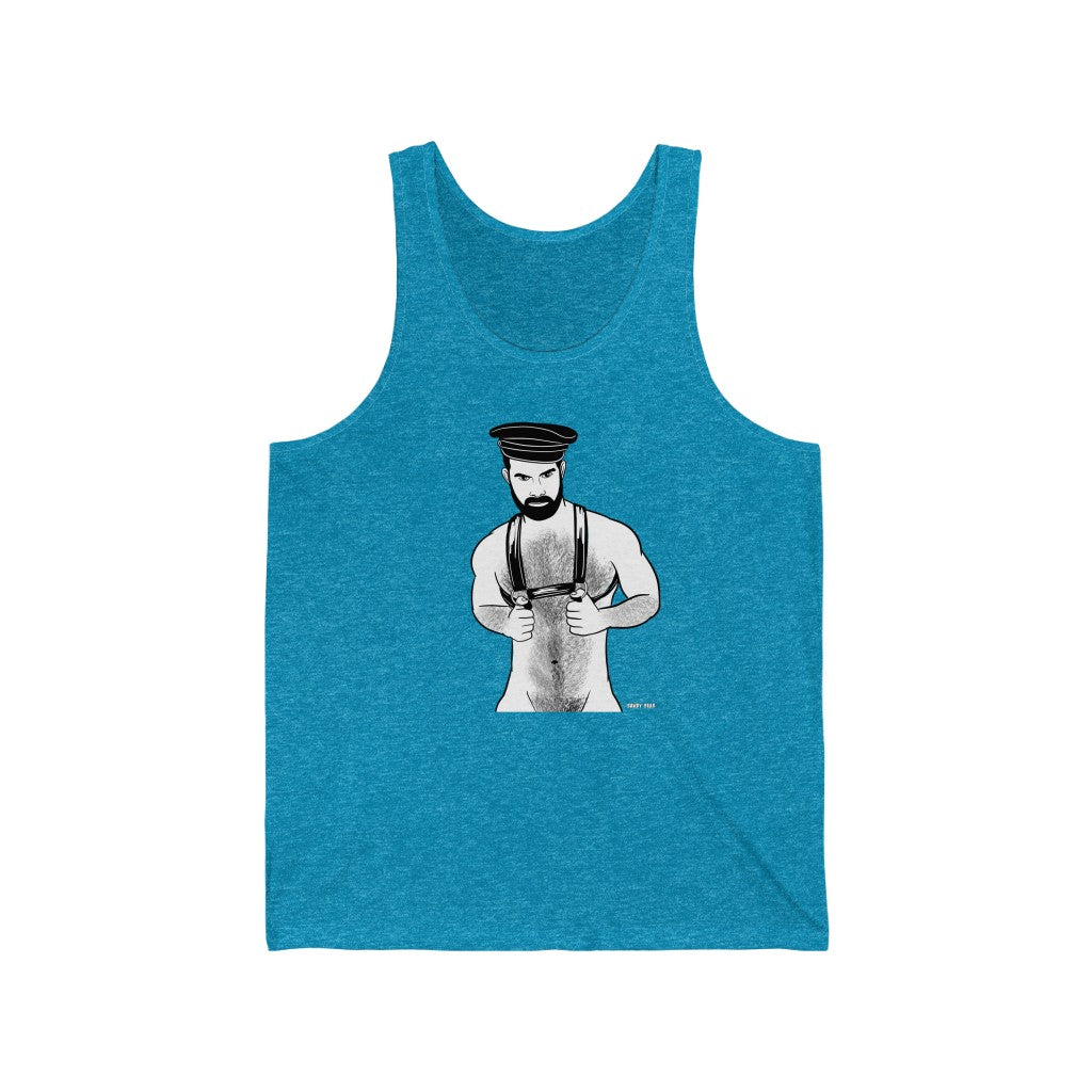 Lthr Man 6 Full Body / Unisex Jersey Tank