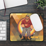 Bawdy Bear in Flannel / Gaming Mouse Pad