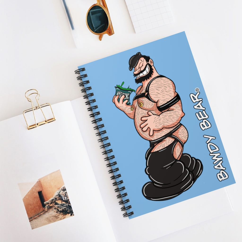 Bluto Spinach / Spiral Notebook - Ruled Line