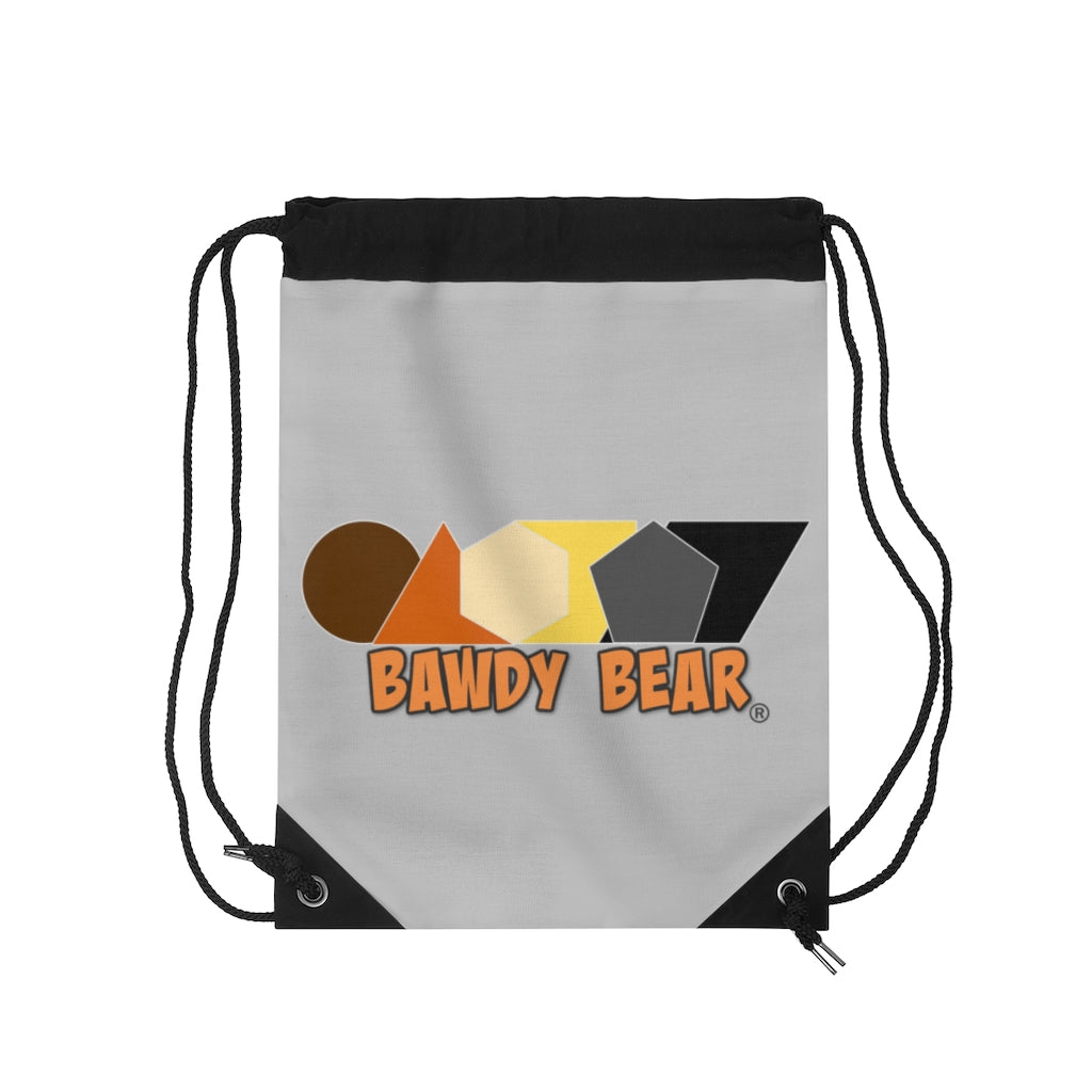 Bawdy Bear Geo Pride / Drawstring Bag
