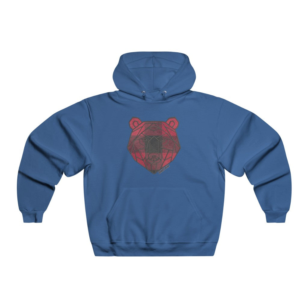 Geo Buffalo Bear / Men's NUBLEND® Hooded Sweatshirt