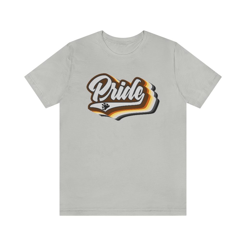 Retro Pride Bear / Unisex Jersey Short Sleeve Tee