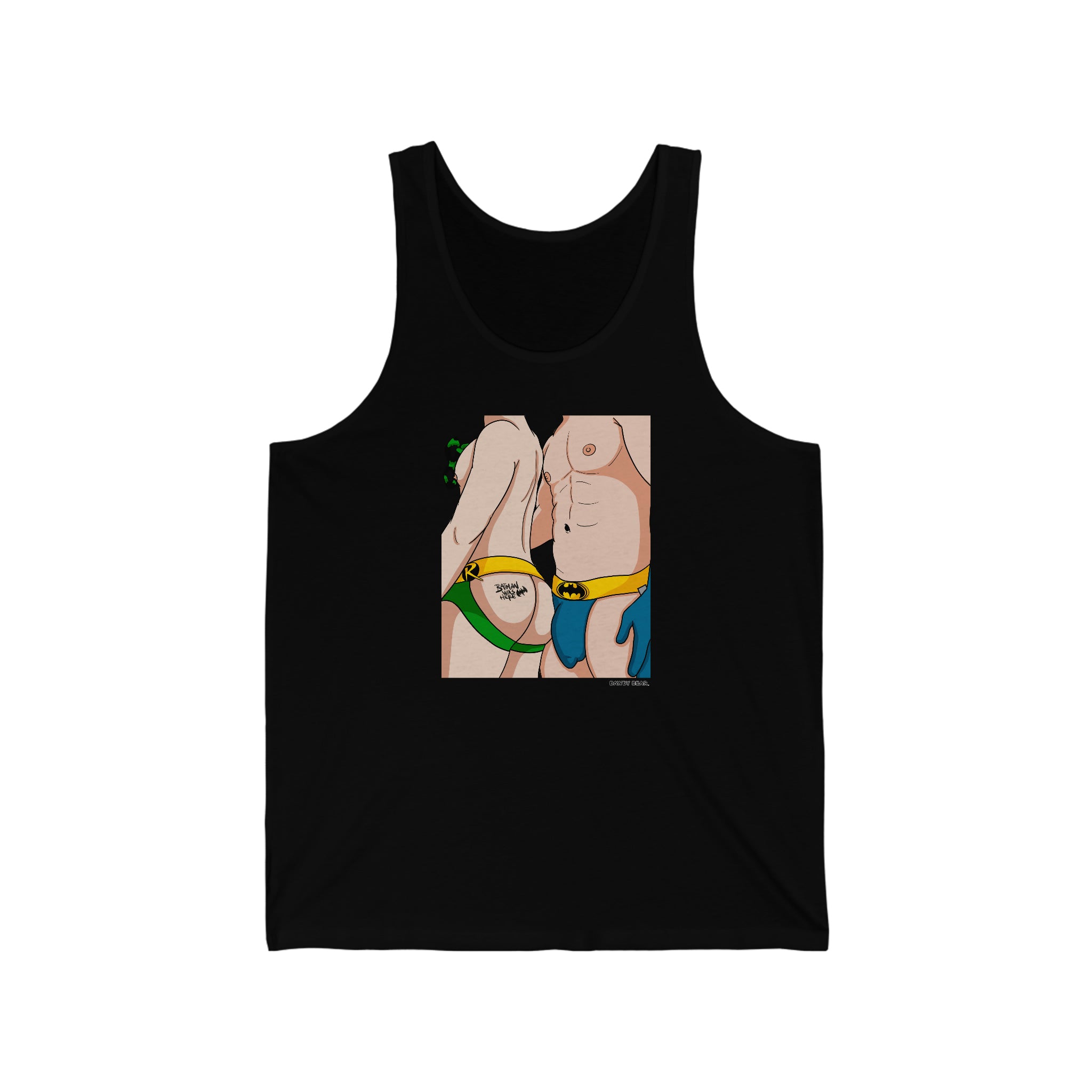 Batman Was Here / Unisex Jersey Tank