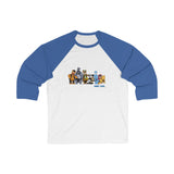 Iconic Bear Party / Unisex 3/4 Sleeve Baseball Tee