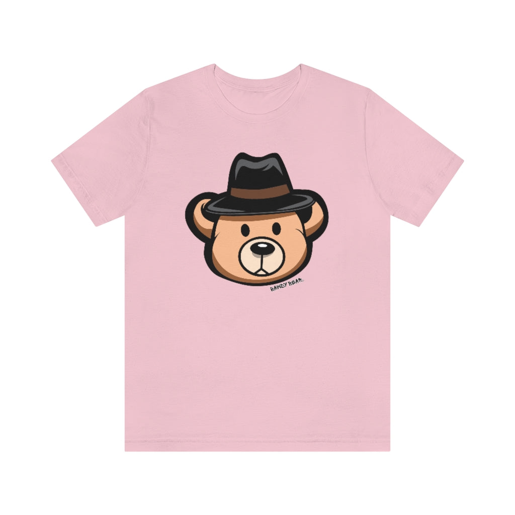 Teddy Bear Fedora Hat / Unisex Jersey Short Sleeve Tee