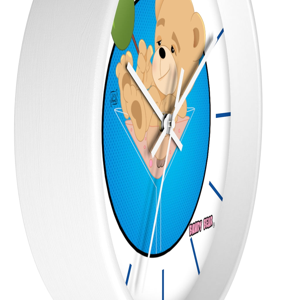 The Bawdy Bear "Dirty Martini" / Wall clock