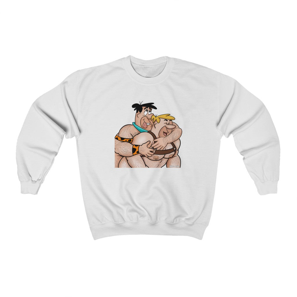 Fred & Barney Hug / Unisex Heavy Blend™ Crewneck Sweatshirt