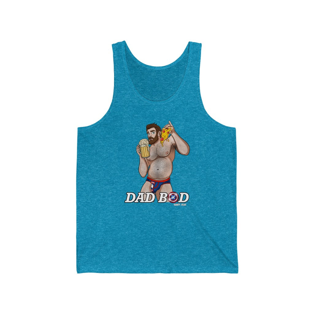 Dad Bod Series "Captain America" / Unisex Jersey Tank