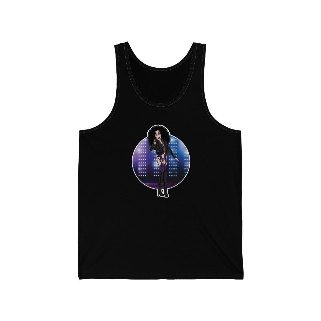 Cher "Turn Back Time" / Unisex Jersey Tank