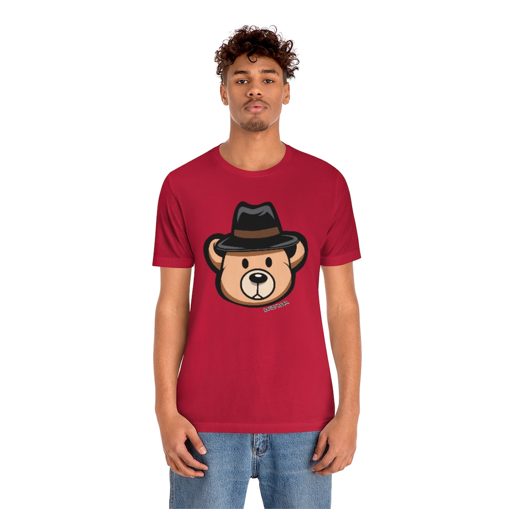 Teddy Bear Fedora Hat / Unisex Jersey Short Sleeve Tee