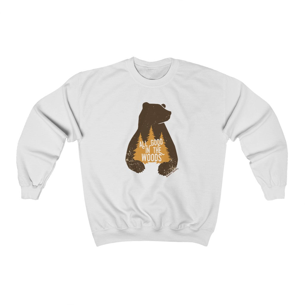 Bear Good In The Woods / Unisex Heavy Blend™ Crewneck Sweatshirt
