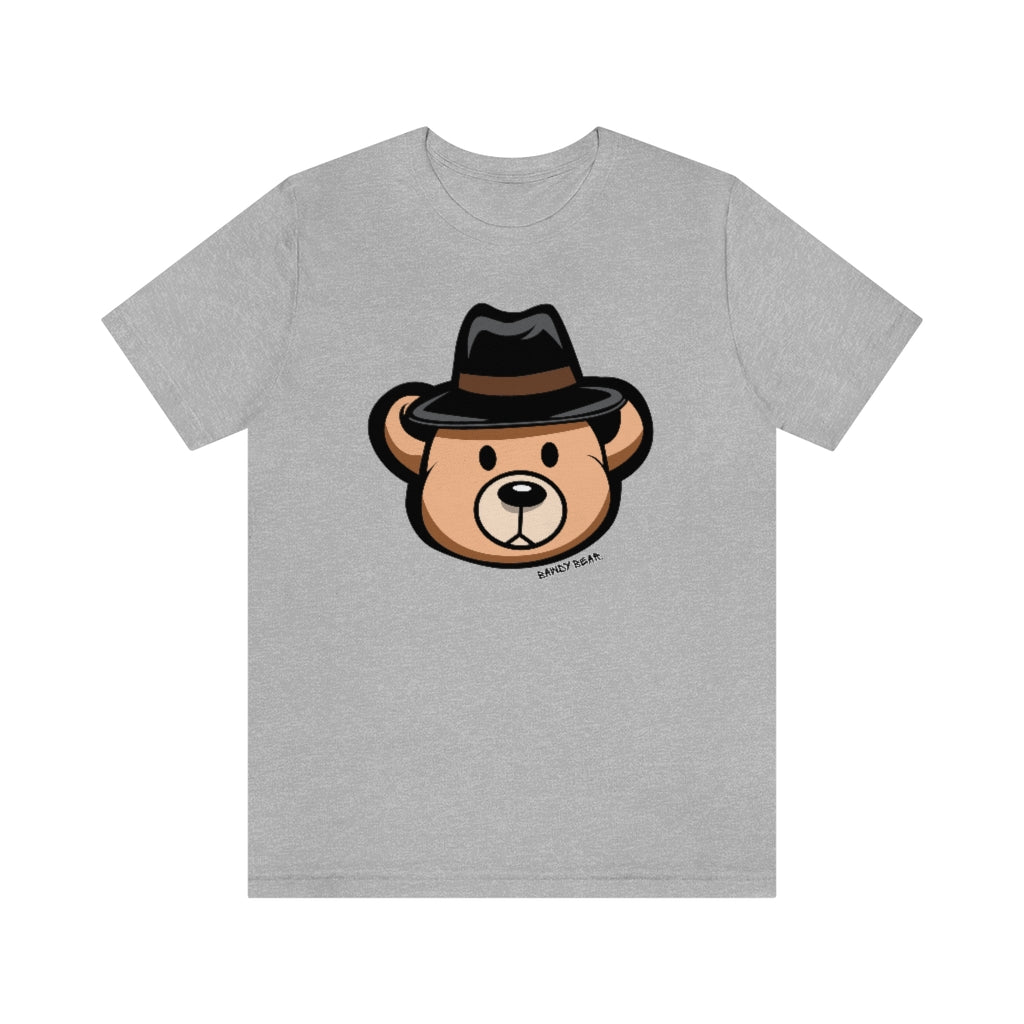 Teddy Bear Fedora Hat / Unisex Jersey Short Sleeve Tee