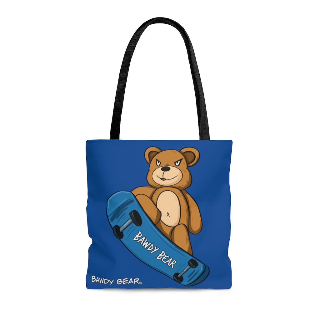 Skate Board Bear / AOP Tote Bag