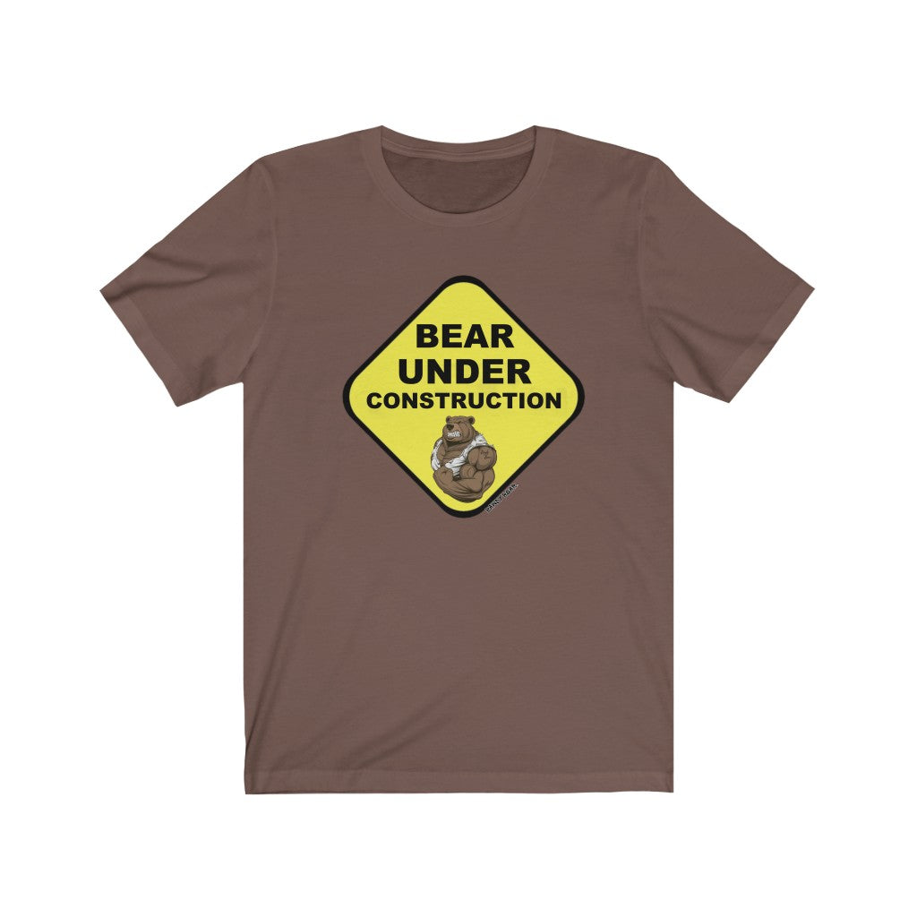 Bear Under Construction / Unisex Jersey Short Sleeve Tee