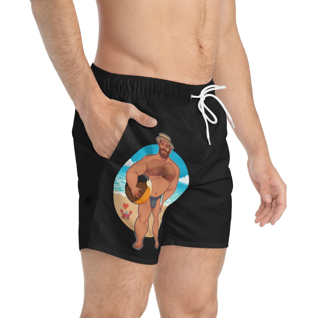 Bawdy Bear Beach Ball / Swim Trunks