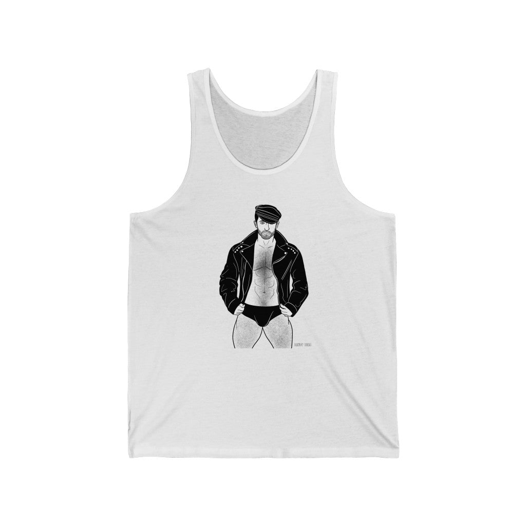 Lthr Man 2 Full Body / Unisex Jersey Tank