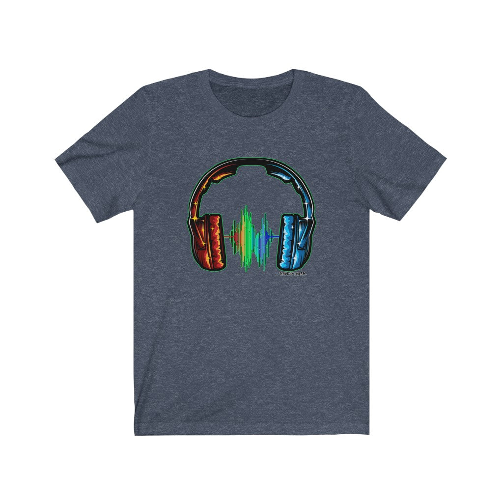 Rainbow Headphones / Unisex Jersey Short Sleeve Tee
