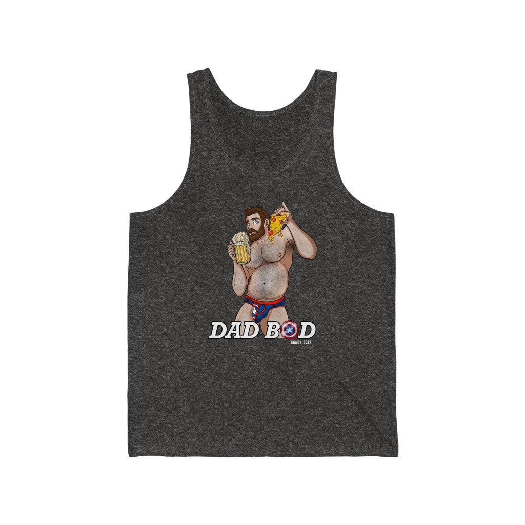 Dad Bod Series "Captain America" / Unisex Jersey Tank
