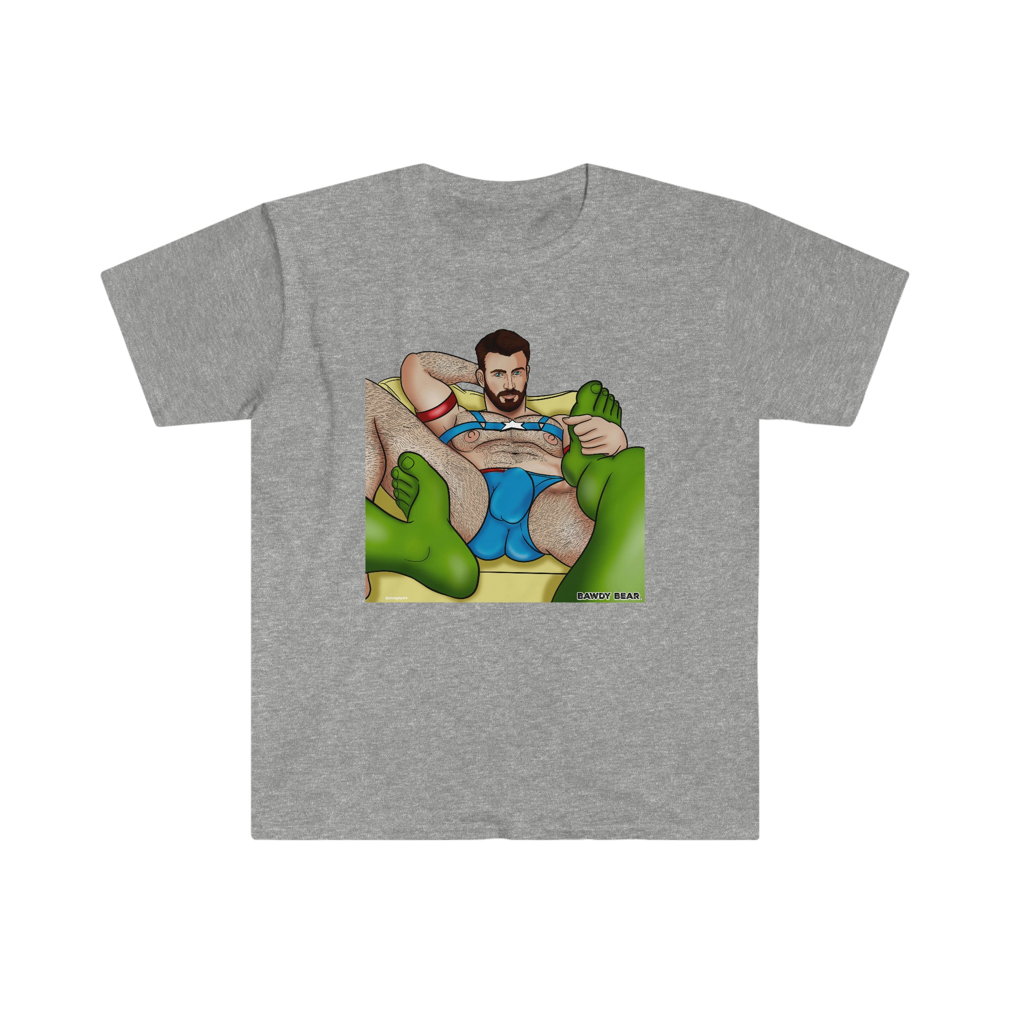 Captain Hulk / Unisex Softstyle T-Shirt
