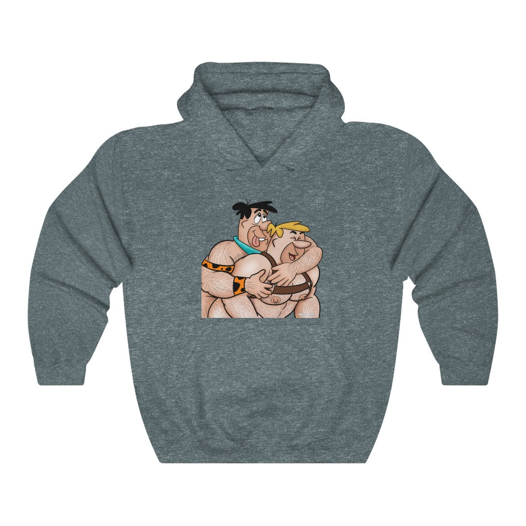 Fred & Barney Hug / Unisex Heavy Blend™ Hooded Sweatshirt