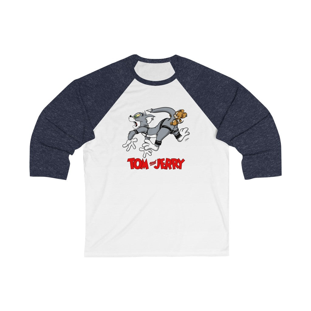 Tom and Jerry / Unisex 3/4 Sleeve Baseball Tee