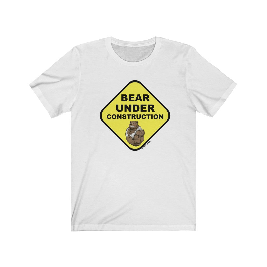 Bear Under Construction / Unisex Jersey Short Sleeve Tee