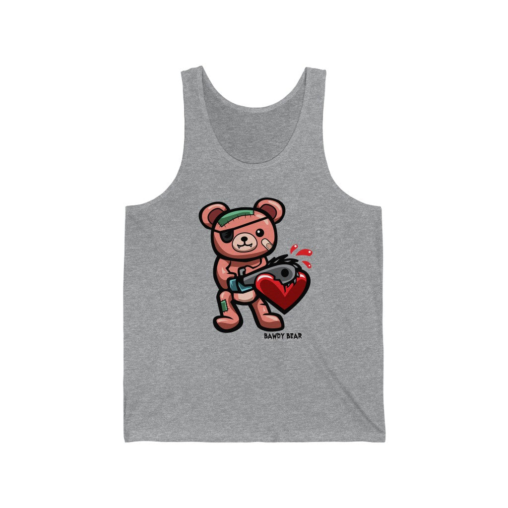 Spooky Bear Series "Chainsaw Bear" / Unisex Jersey Tank