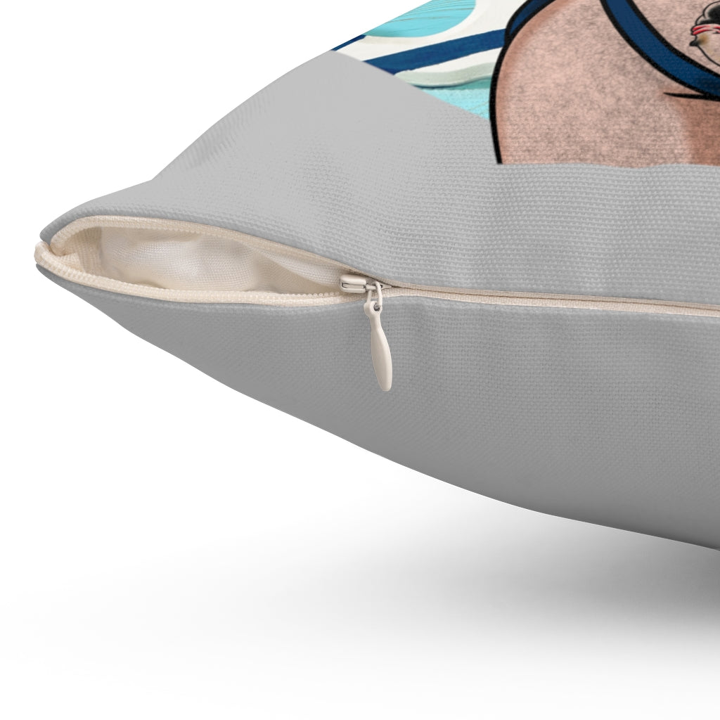 Bluto's Bootylicious / Spun Polyester Square Pillow