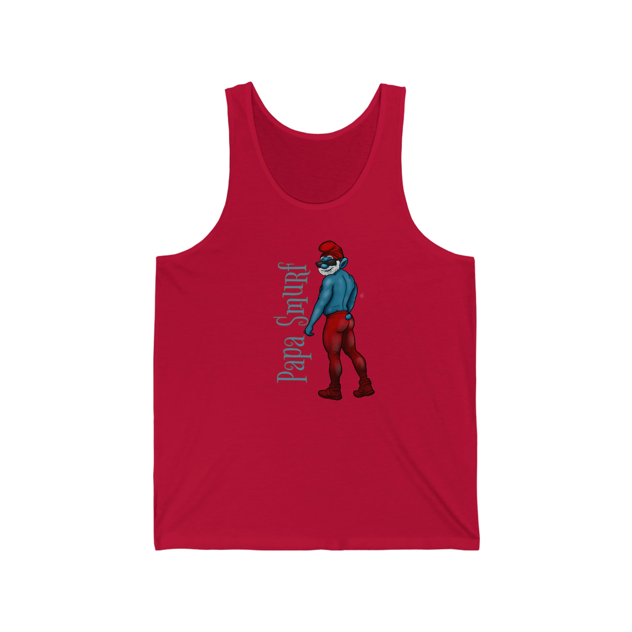 Papa Smurf / Unisex Jersey Tank