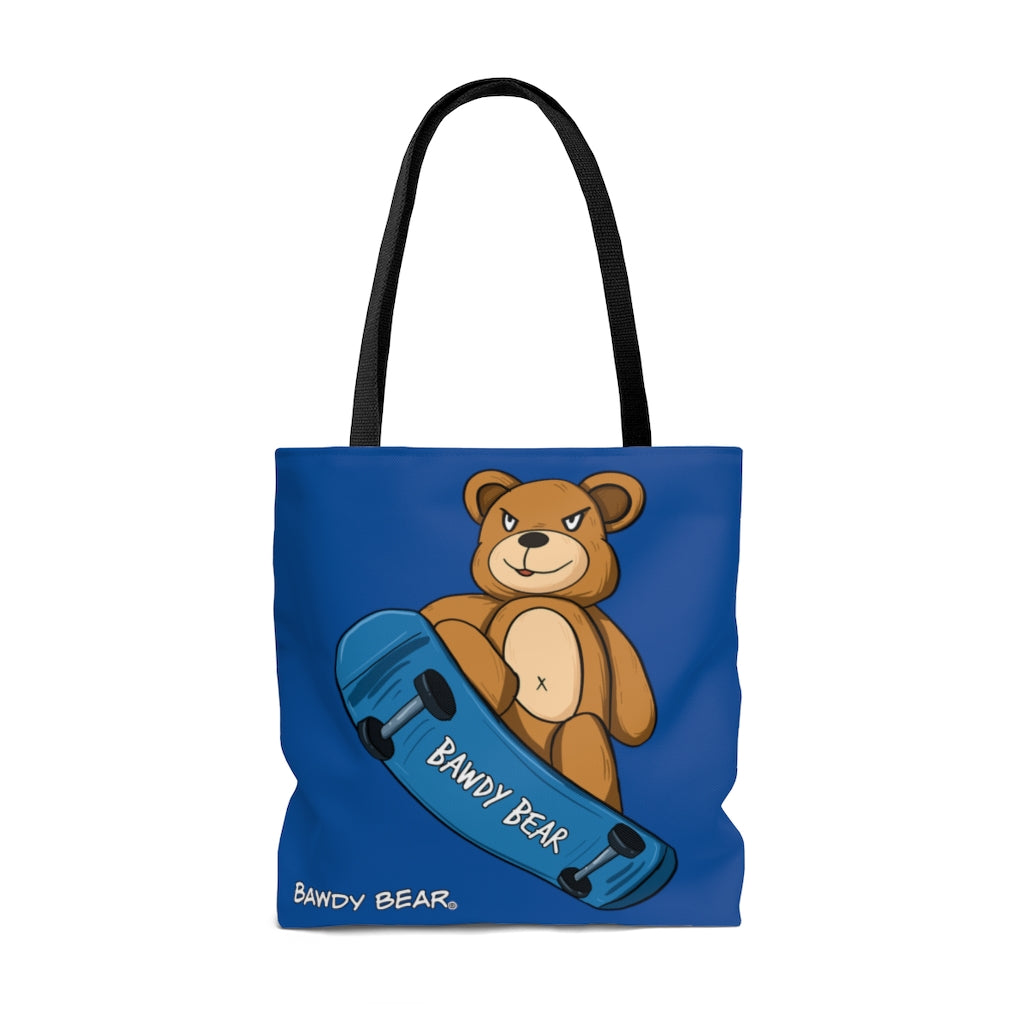 Skate Board Bear / AOP Tote Bag