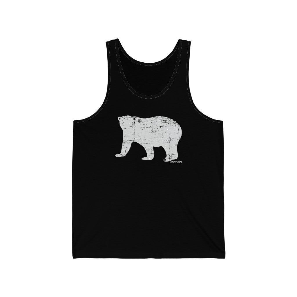 Grunge Bear / Unisex Jersey Tank