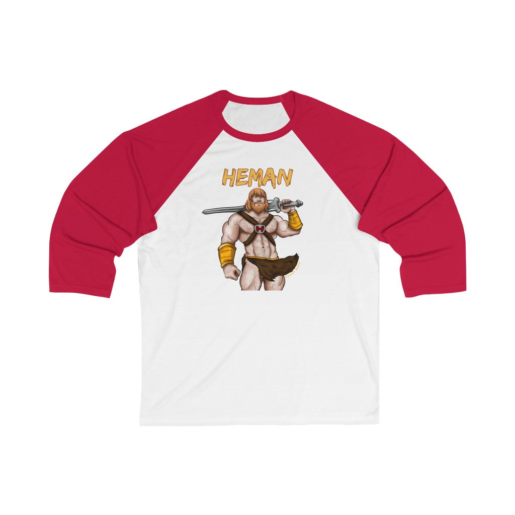 HEBEAR / Unisex 3\4 Sleeve Baseball Tee