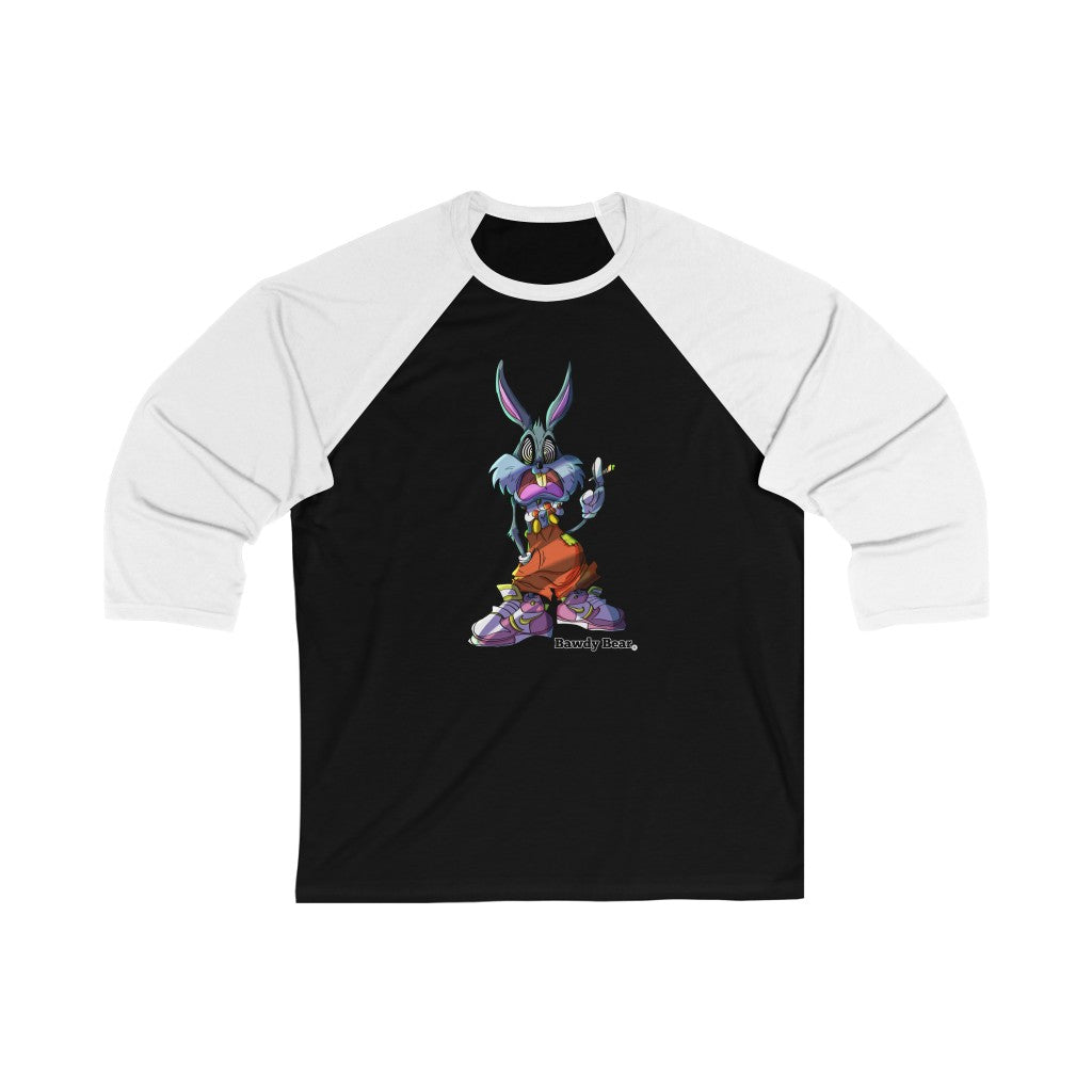 Psycho Bugs Bunny / Unisex 3\4 Sleeve Baseball Tee