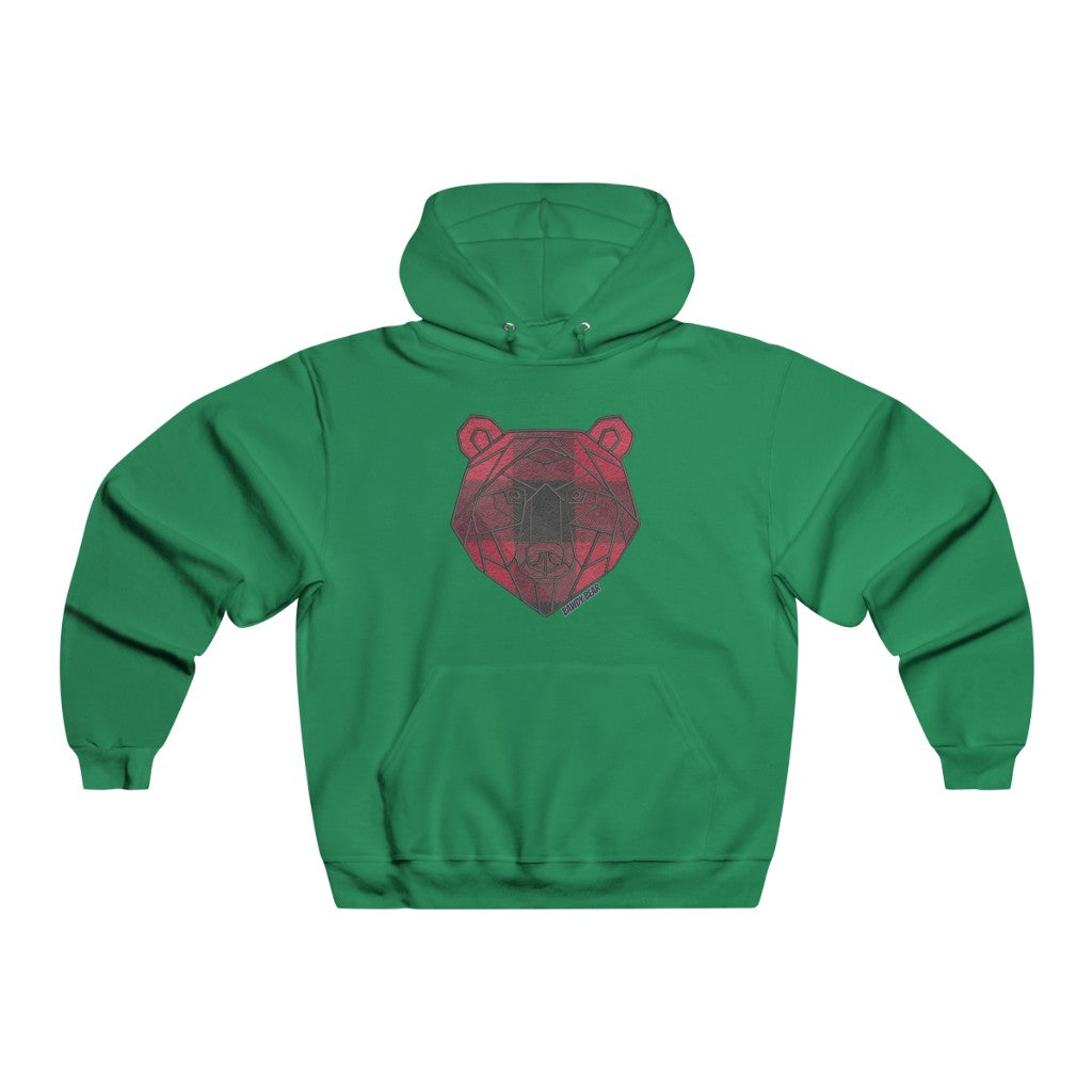 Geo Buffalo Bear / Men's NUBLEND® Hooded Sweatshirt