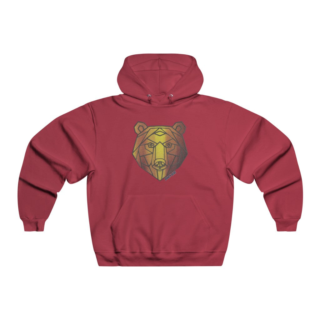 Geo Copper Bear / Men's NUBLEND® Hooded Sweatshirt