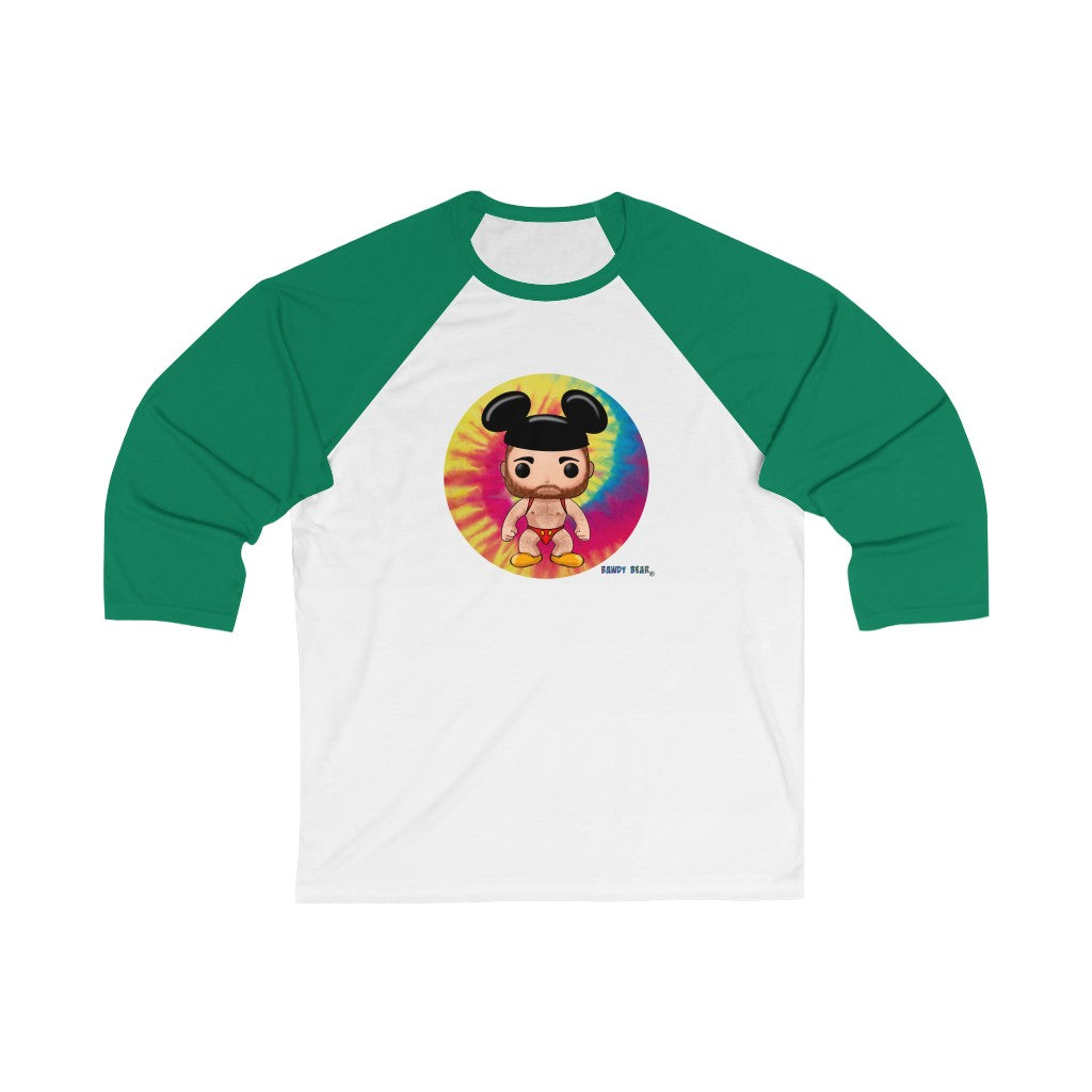 Funko Series "Mickey Bear" / Unisex 3/4 Sleeve Baseball Tee